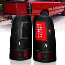 Load image into Gallery viewer, ANZO 311334 2003-2006 Chevy Silverado 1500 LED Taillights Plank Style Black w/Smoke Lens