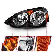 Load image into Gallery viewer, ANZO 121306 2008-2014 Dodge Challenger Projector Headlights w/ Halo Black (CCFL) (HID Compatible)