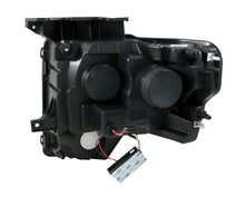 Load image into Gallery viewer, ANZO 111298 2009-2014 Ford F-150 Projector Headlights w/ Halo Black (CCFL) G2
