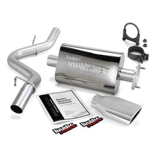 Load image into Gallery viewer, Banks Power 51314 04-06 Jeep 4.0L Wrangler Monster Exhaust System - SS Single Exhaust w/ Chrome Tip
