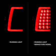 Load image into Gallery viewer, ANZO 311331 1999-2002 Chevy Silverado 1500 LED Taillights Plank Style Black w/Smoke Lens