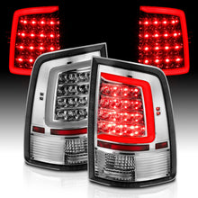 Load image into Gallery viewer, ANZO 311320 2009-2018 Dodge Ram 1500 LED Taillight Plank Style Chrome w/Clear Lens