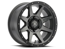 Load image into Gallery viewer, ICON 1817858357TT Rebound 17x8.5 6x5.5 25mm Offset 5.75in BS 93.1mm Bore Titanium Wheel