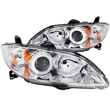 Load image into Gallery viewer, ANZO 121308 2008-2014 Dodge Challenger Projector Headlights w/ Halo Black (CCFL)