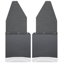 Load image into Gallery viewer, Kick Back Mud Flaps 12" Wide - Black Top and Stainless Steel Weight