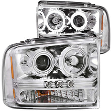 Load image into Gallery viewer, ANZO 111196 1994-2001 Dodge Ram Projector Headlights w/ Halo Black