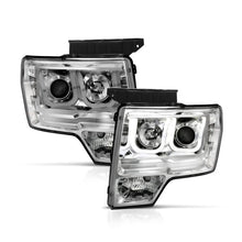 Load image into Gallery viewer, ANZO 111264 2009-2014 Ford F-150 Projector Headlights w/ U-Bar Chrome
