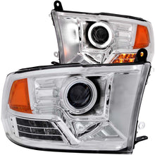 Load image into Gallery viewer, ANZO 111160 2009-2016 Dodge Ram 1500 Projector Headlights w/ Halo Chrome (CCFL)
