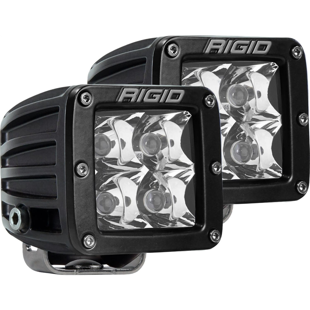 RIGID D-Series PRO LED Light Spot Optic Surface Mount Pair