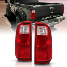 Load image into Gallery viewer, ANZO 311305 2008-2016 Ford F-250 Taillight Red/Clear Lens (OE Replacement)
