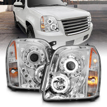 Load image into Gallery viewer, ANZO 111147 2007-2014 Gmc Yukon Projector Headlights w/ Halo Chrome (CCFL)