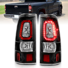 Load image into Gallery viewer, ANZO 311327 2003-2006 Chevy Silverado 1500 LED Taillights Plank Style Black w/Clear Lens