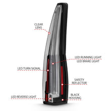Load image into Gallery viewer, ANZO 311297 2007-2014 Chevrolet TahOE Led Taillights Red/Clear