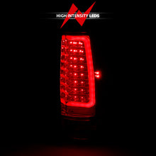 Load image into Gallery viewer, ANZO 311323 2007-2014 Chevy Tahoe LED Taillight Plank Style Chrome With Red/Clear Lens