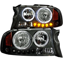 Load image into Gallery viewer, ANZO 111298 2009-2014 Ford F-150 Projector Headlights w/ Halo Black (CCFL) G2