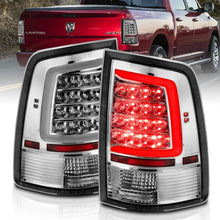 Load image into Gallery viewer, ANZO 311320 2009-2018 Dodge Ram 1500 LED Taillight Plank Style Chrome w/Clear Lens