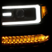 Load image into Gallery viewer, ANZO 111393 2007-2013 Chevrolet Silverado Crystal Headlights Black