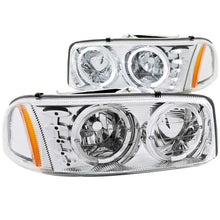 Load image into Gallery viewer, ANZO 111314 2006-2008 Dodge Ram 1500 Projector Headlights w/ U-Bar Black