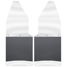 Load image into Gallery viewer, Kick Back Mud Flaps 12" Wide - Stainless Steel Top and Weight