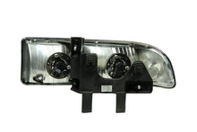 Load image into Gallery viewer, ANZO 111088 2000-2004 Ford Excursion Crystal Headlights Chrome w/ LED 1pc