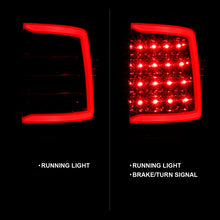 Load image into Gallery viewer, ANZO 311320 2009-2018 Dodge Ram 1500 LED Taillight Plank Style Chrome w/Clear Lens