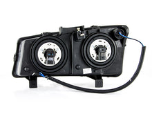 Load image into Gallery viewer, ANZO 111212 2003-2006 Chevrolet Silverado 1500 Crystal Headlights w/ Halo Black