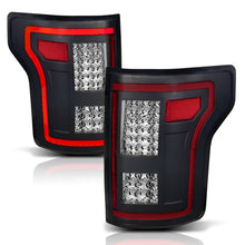 Load image into Gallery viewer, ANZO 311293 15-17 Ford F-150 LED Taillights Black w/ Sequential