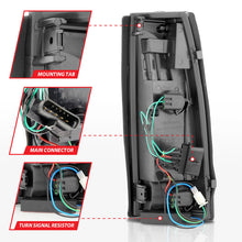 Load image into Gallery viewer, ANZO 311344 1999-2000 Cadillac Escalade LED Taillights Black Housing Clear Lens Pair