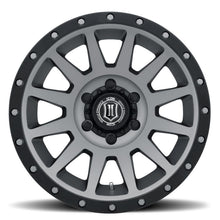 Load image into Gallery viewer, ICON 2017856350TT Compression 17x8.5 6x135 6mm Offset 5in BS 87.1mm Bore Titanium Wheel