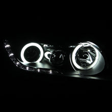 Load image into Gallery viewer, ANZO 121454 2006-2011 Honda Civic Projector Headlights w/ Halo Black (CCFL)