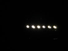 Load image into Gallery viewer, ANZO 111106 2000-2004 Ford Excursion Crystal Headlights Black w/ LED 1pc