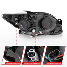 Load image into Gallery viewer, ANZO 121119 2005-2010 Scion Tc Projector Headlights w/ Halo Black (CCFL)