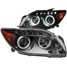 Load image into Gallery viewer, ANZO 121119 2005-2010 Scion Tc Projector Headlights w/ Halo Black (CCFL)
