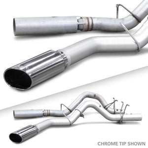 Banks Power 48947 17+ GM Duramax L5P 2500/3500 Monster Exhaust System - SS Single Exhaust w/ Chrome Tip