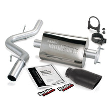 Load image into Gallery viewer, Banks Power 51314-B Monster Exhaust System - Single Exit - Black Obround Tip
