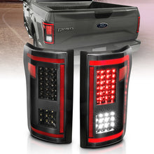 Load image into Gallery viewer, ANZO 311293 15-17 Ford F-150 LED Taillights Black w/ Sequential