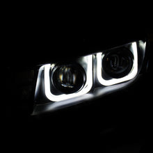 Load image into Gallery viewer, ANZO 121508 2014-2015 Chevrolet Camaro Projector Headlights w/ U-Bar Black