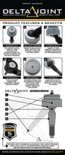 Load image into Gallery viewer, ICON 58550DJ 2005+ Toyota Tacoma Billet Upper Control Arm Delta Joint Kit