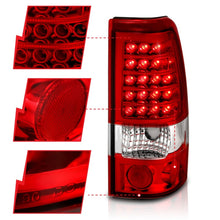 Load image into Gallery viewer, ANZO 311010 1999-2007 Chevrolet Silverado 1500 LED Taillights Red/Clear