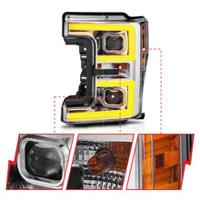 Load image into Gallery viewer, ANZO 111389 LED Headlights 17-18 Ford F-250 Super Duty Plank-Style L.E.D. Headlight Chrome (Pair)