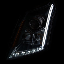 Load image into Gallery viewer, ANZO 111308 2010-2015 Cadillac Srx Projector Headlights w/ Plank Style Design Black