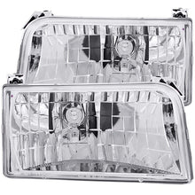 Load image into Gallery viewer, ANZO 111247 1992-1996 Ford F-150 Crystal Headlights Chrome
