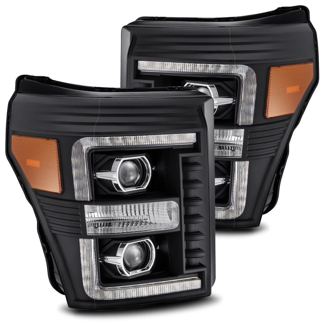 11-16 Ford Super Duty PRO-Series Projector Headlights Black