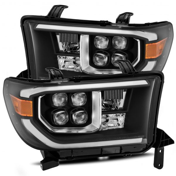 07-13 Toyota Tundra/08-17 Toyota Sequoia NOVA-Series LED Projector Headlights Black (Without Level Adjuster)