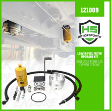 Load image into Gallery viewer, H&amp;S 2011-2016 Ford 6.7L Lower Fuel Filter Upgrade Kit